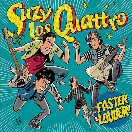 Suzy And Los Quattro – Faster And Louder! (2017) 320 kbps