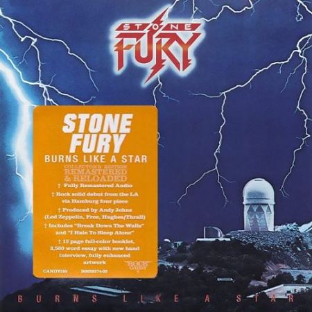 Stone Fury - Burns Like A Star [Rock Candy Remastered] (2017) 320 kbps