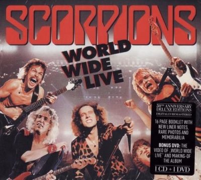 Scorpions - Wоrld Widе Livе [50th Аnnivеrsаrу Dеluхе Еditiоn] (1985) [2015]